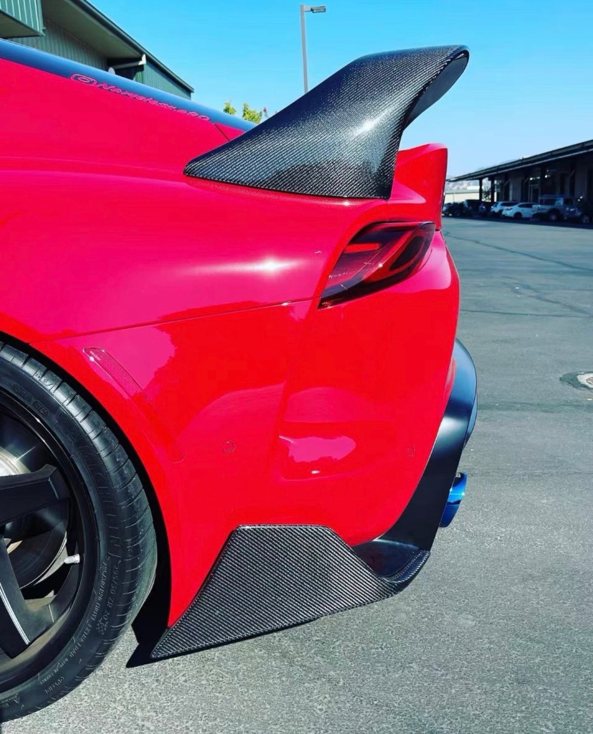 Toyota A90 A91 MK5 Supra MB Style Carbon Fiber Trunk Wing Spoiler