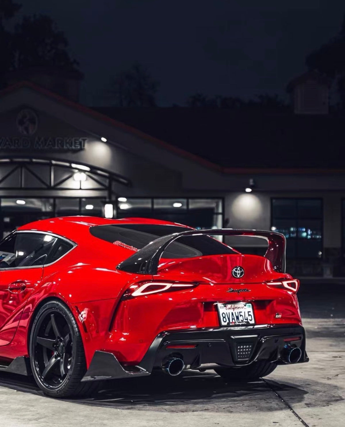 Toyota A90 A91 MK5 Supra MB Style Carbon Fiber Trunk Wing Spoiler