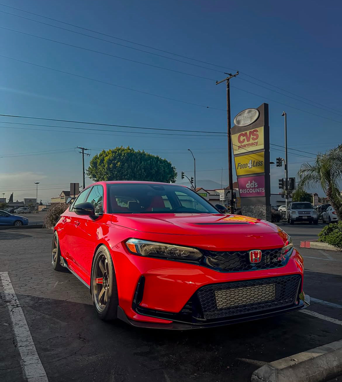 HONDA CIVIC TYPE-R FL5 AG STYLE CARBON FIBER FRONT BUMPER LIP SPLITTER