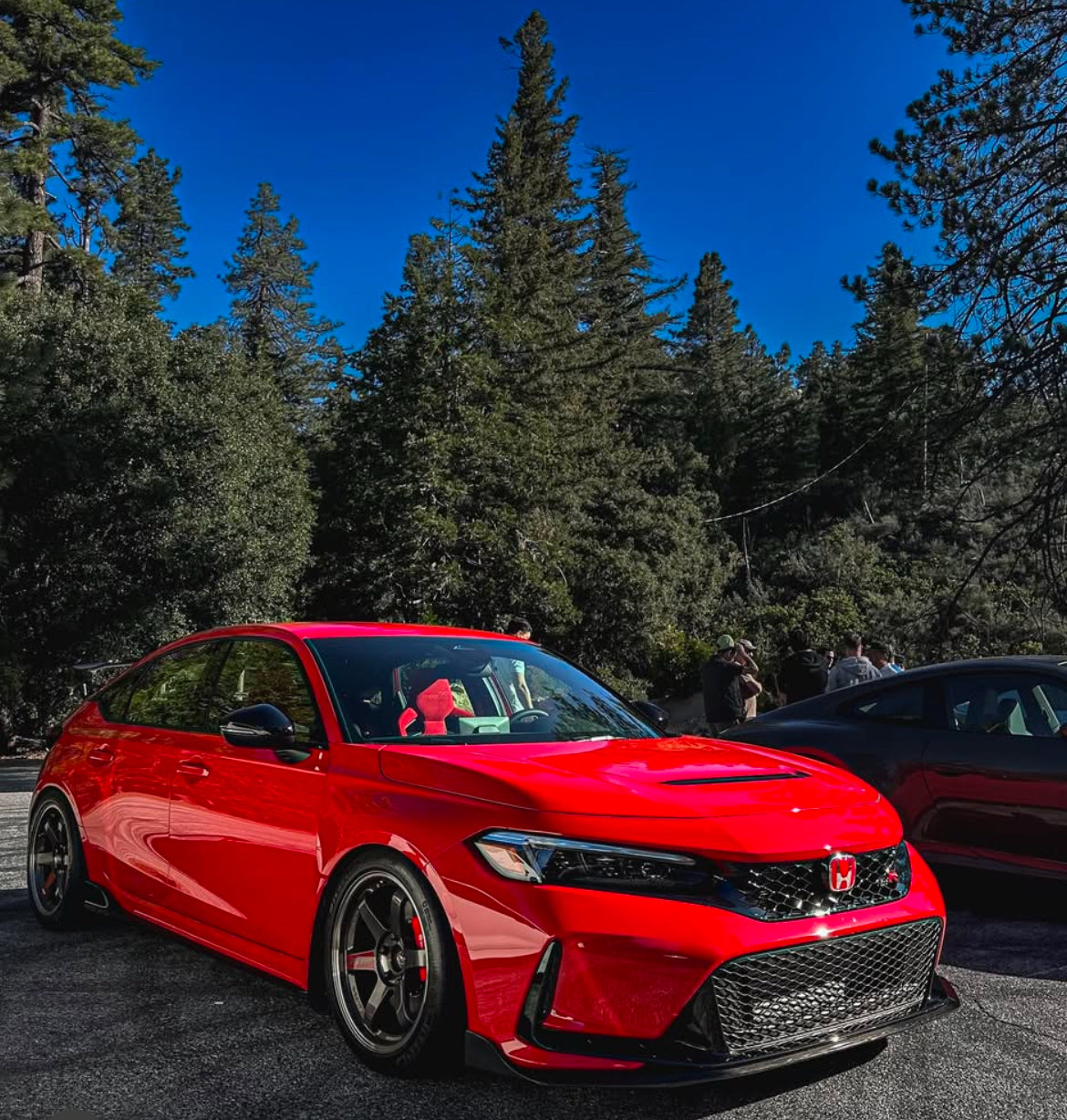 HONDA CIVIC TYPE-R FL5 AG STYLE CARBON FIBER FRONT BUMPER LIP SPLITTER
