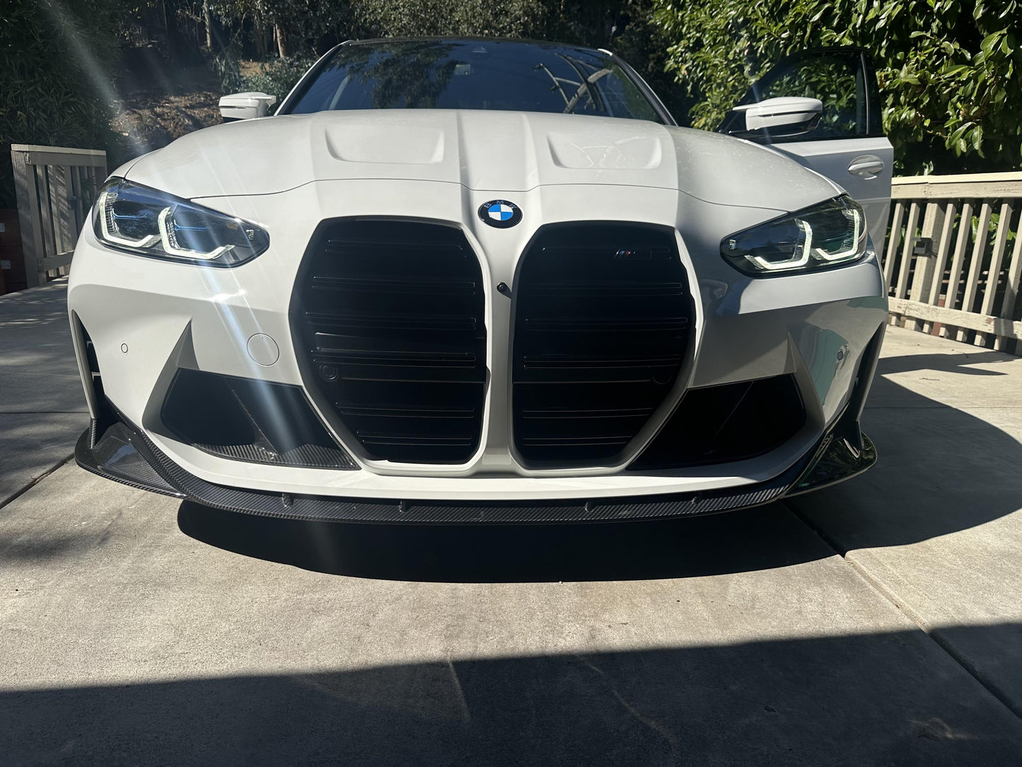 BMW G80 M3 G82 M4 CT STYLE CARBON FIBER 1 Piece Front Lip