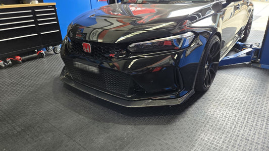 HONDA CIVIC TYPE-R VARIS STYLE CARBON FIBER FRONT BUMPER LIP SPLITTER