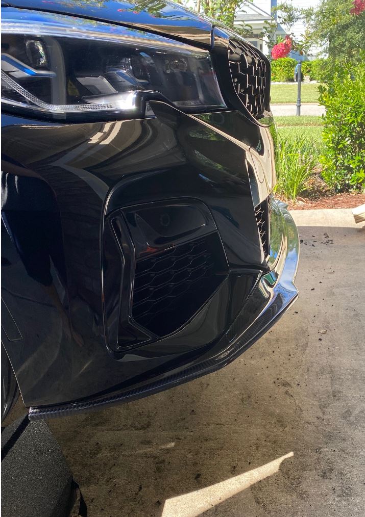 BMW G20 330i M340i V STYLE CARBON FIBER Front Bumper Lip Kit