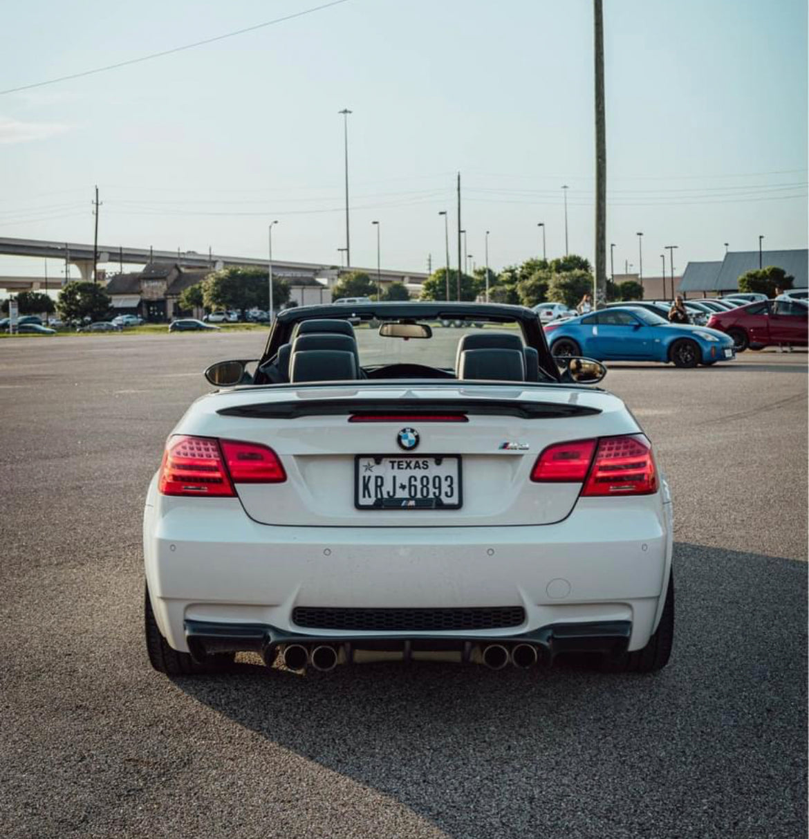 BMW E92 E93 M3 GS Style Carbon Fiber Rear Diffuser