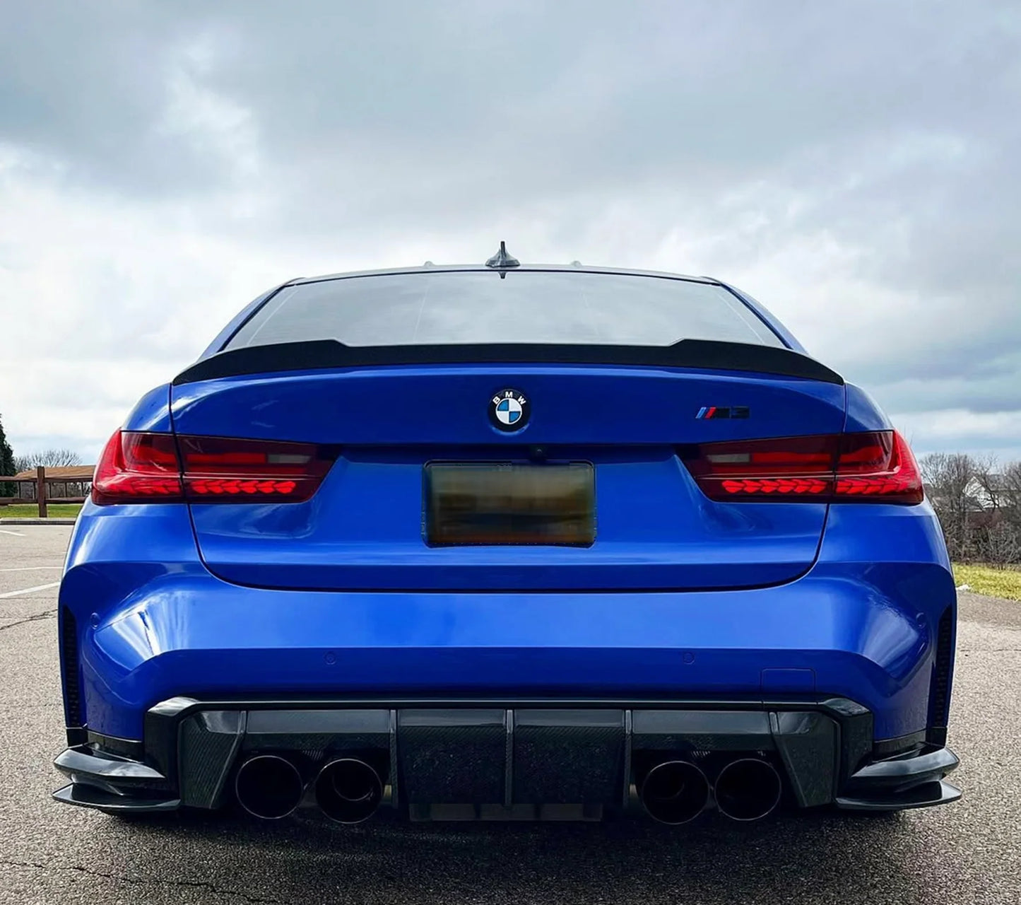 BMW G80 M3 G20 3-Series CS STYLE CARBON FIBRE REAR SPOILER