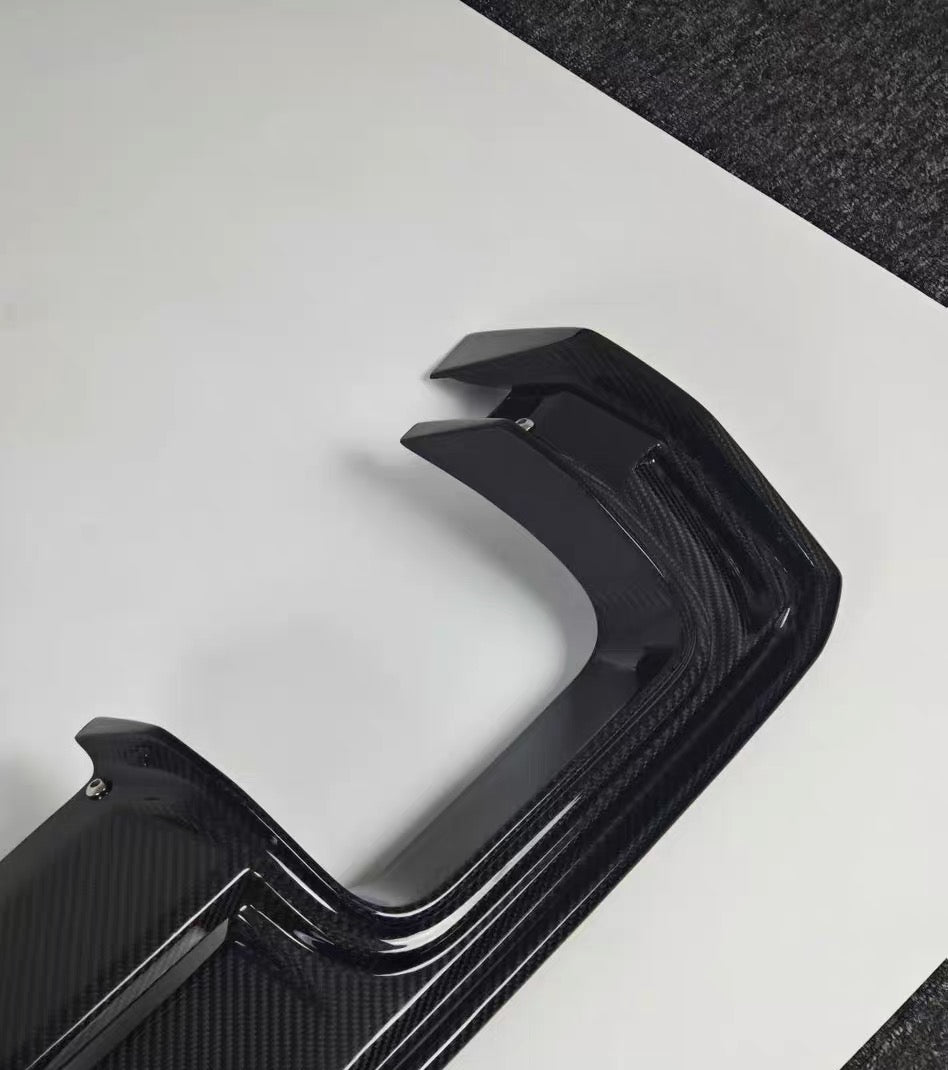 BMW G80 M3 G82 G83 M4 V Style Dry Carbon Rear Diffuser