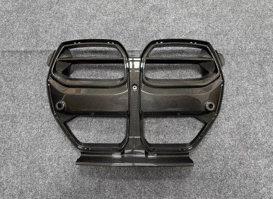 BMW M3/M4 AN DRY CARBON FIBER FRONT GRILL REPLACEMENT - G80/G82/G83