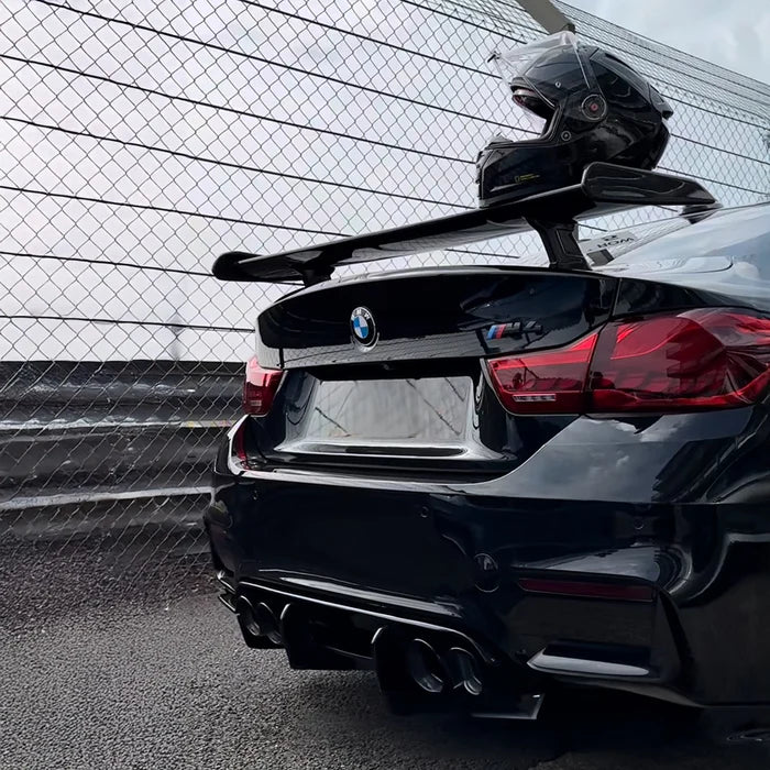 BMW M3 M4 (F80/F82/F83) M PERFORMANCE STYLE CARBON FIBRE REAR TRUNK SP ...