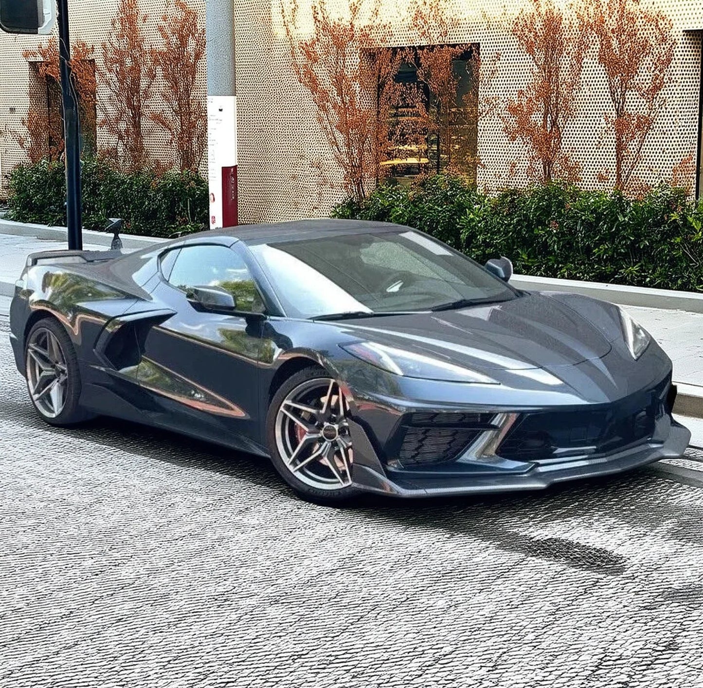 Corvette C8 ZR1 Style Full Carbon Front Lip