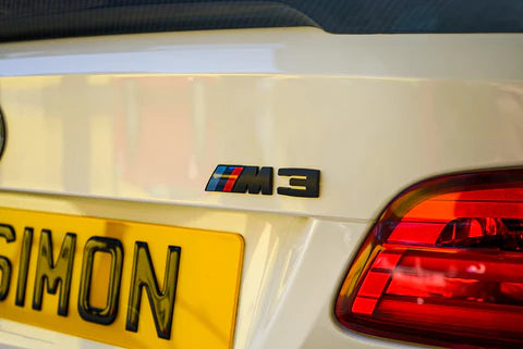 BMW E9X M3 Painted Trunk Emblem