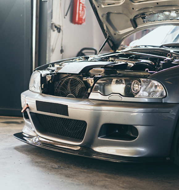 BMW E46 M3 GT4 Style Carbon Fiber Front Lip