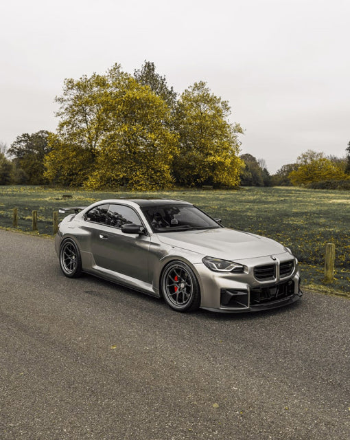 BMW G87 M2 DRY CARBON FIBER FRONT BUMPER TRE STYLE AIR INLETS
