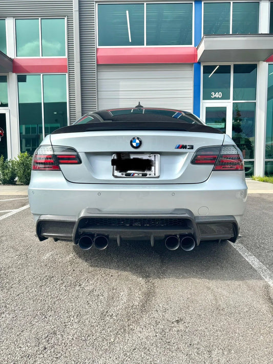 BMW E90 E92 E93 M3 AD Style Carbon Fiber Rear Diffuser