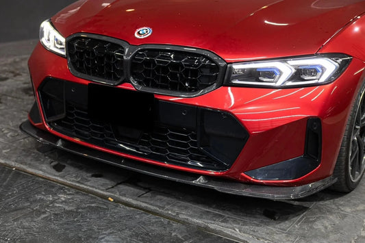 BMW LCI G20 330i M340i 3D STYLE CARBON FIBER Front Bumper Lip Kit