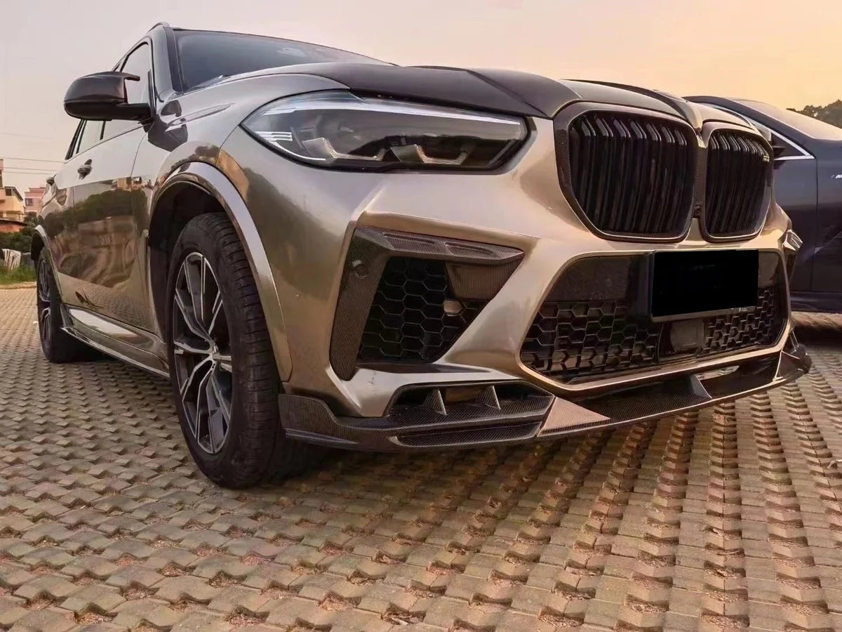BMW F95 X5M (19-23) LD Style Carbon Fibre Front Lip