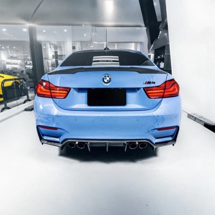 BMW M4 F82 M4 STYLE CARBON FIBRE REAR SPOILER