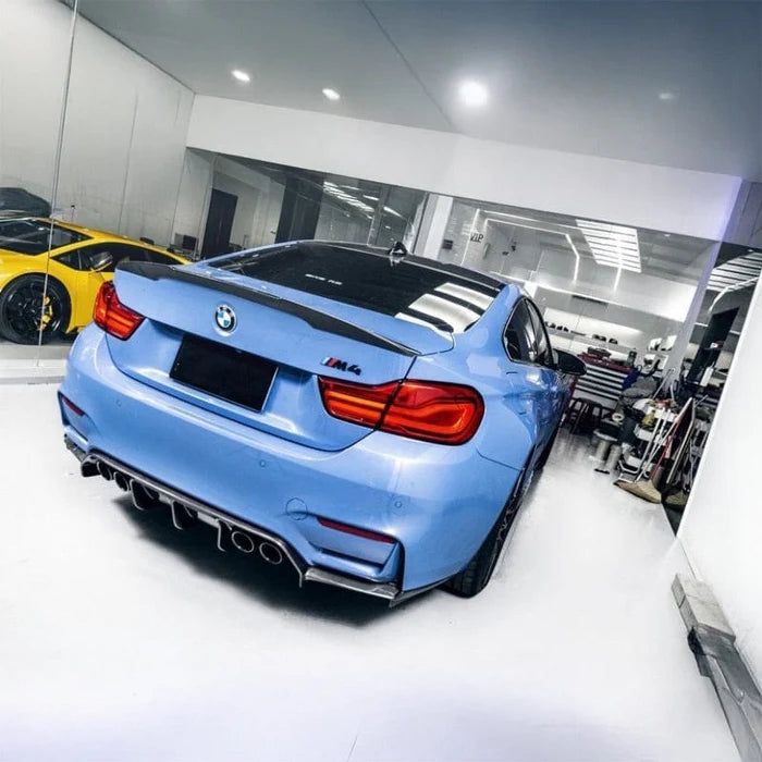 BMW M4 F82 M4 STYLE CARBON FIBRE REAR SPOILER