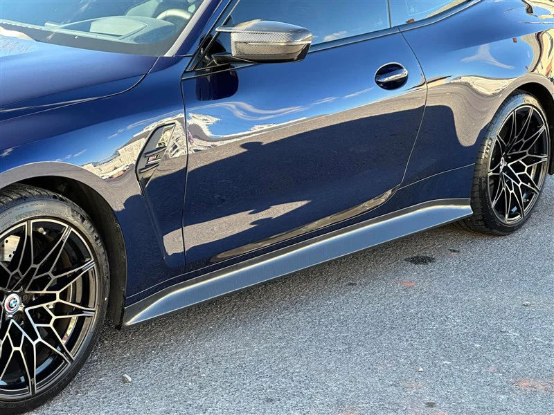 BMW G80 G82 G83 M3 M4 3D STYLE DRY CARBON FIBER Side Skirt