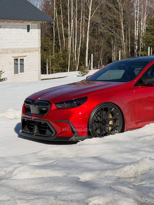 BMW G90/G99 M5 MHC R44 STYLE FULL DRY CARBON FRONT LIP