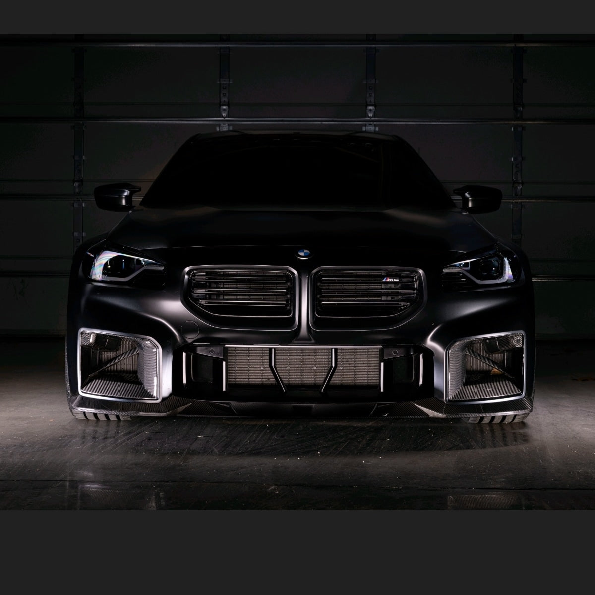 BMW G87 M2 DRY CARBON FIBER FRONT BUMPER V2 AIR INLETS