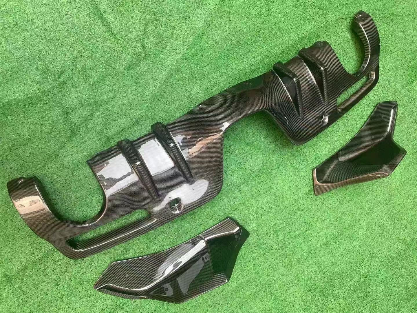 TOYOTA A90 A91 MK5 SUPRA AG STYLE CARBON FIBER Rear Bumper Diffuser