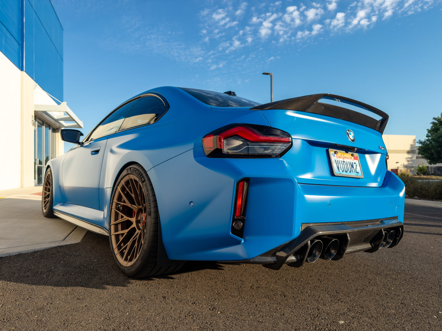 BMW G87 M2 G42 2-Series AD STYLE CARBON FIBRE REAR SPOILER