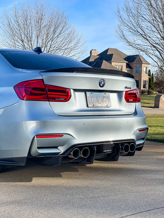 BMW F80 F30 Carbon Fiber M Performance Style Trunk Spoiler