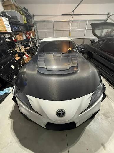 Toyota A90 A91 Supra Varis Style Carbon Fibre Hood