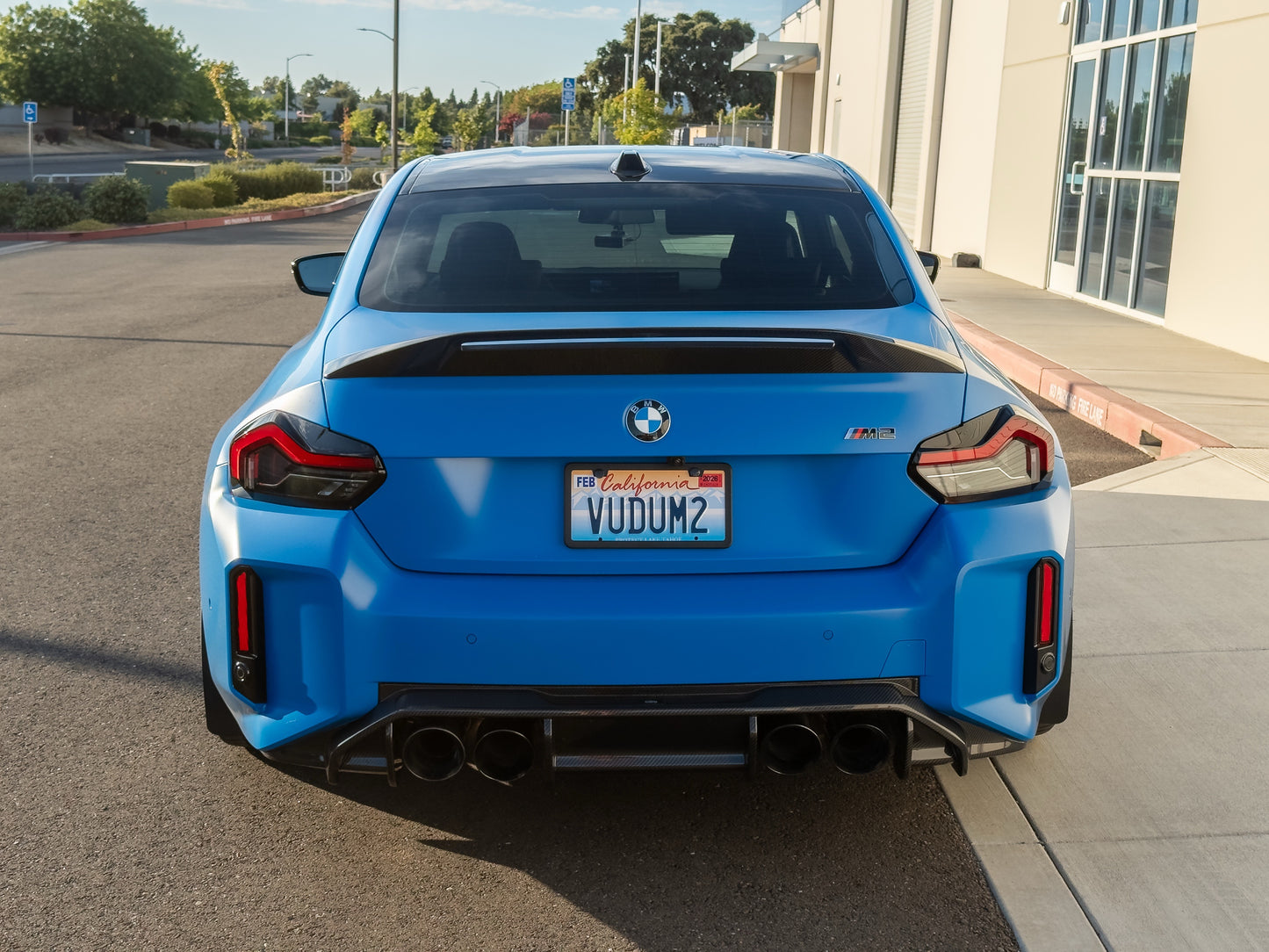 BMW G87 M2 G42 2-Series AD STYLE CARBON FIBRE REAR SPOILER