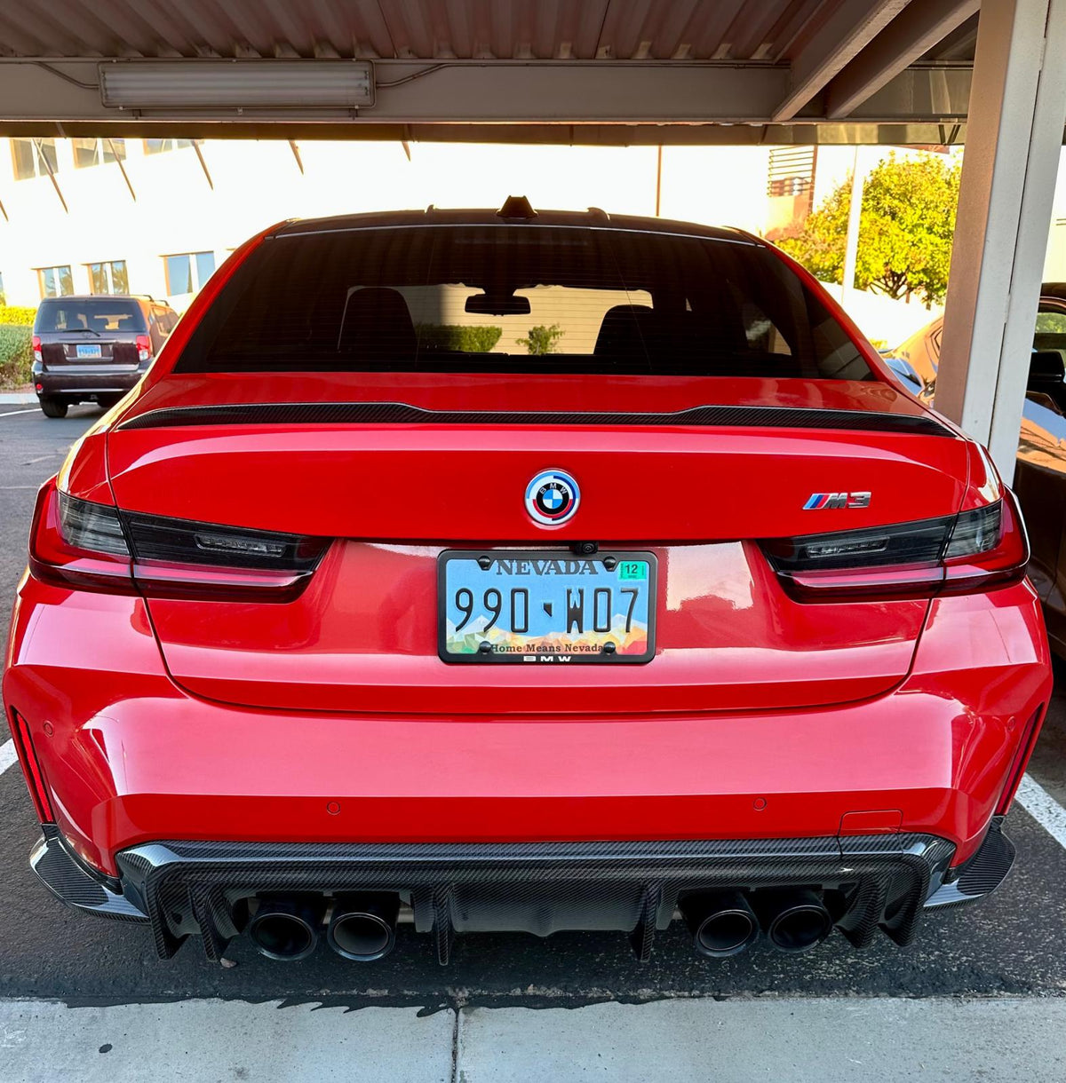 BMW G80 M3 G82 G83 M4 3D Style Dry Carbon Rear Diffuser