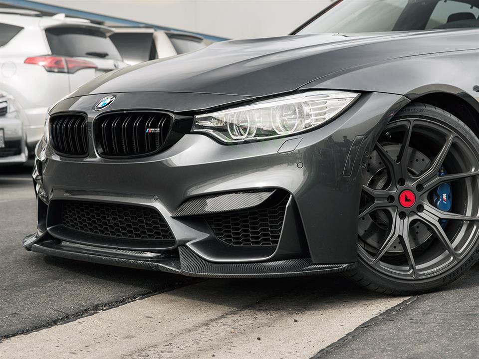 BMW F80 M3 F82 M4 VARIS STYLE CARBON FIBER Front Lip Kit