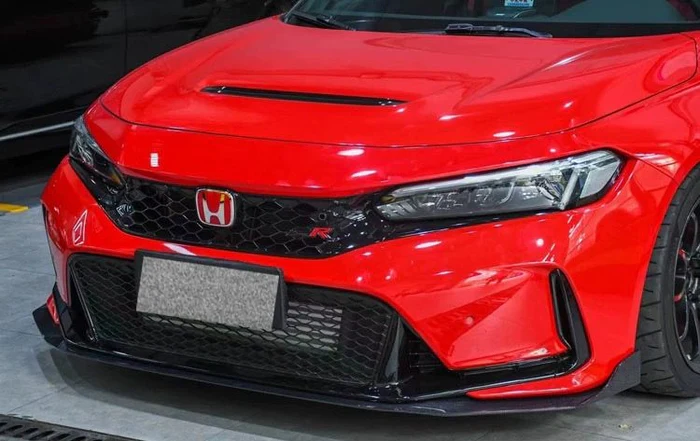 HONDA CIVIC TYPE-R FL5 AG STYLE CARBON FIBER FRONT BUMPER LIP SPLITTER