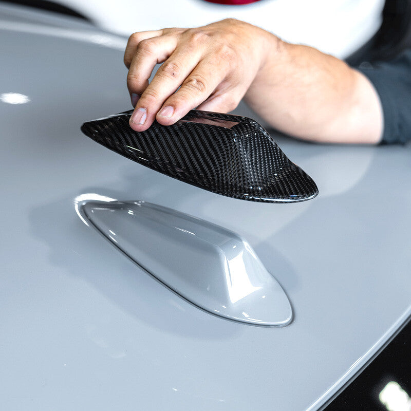Dry Carbon Antenna Cover for BMW G80|G82|G87 M2 M3 M4 & LCI G20 3-Series