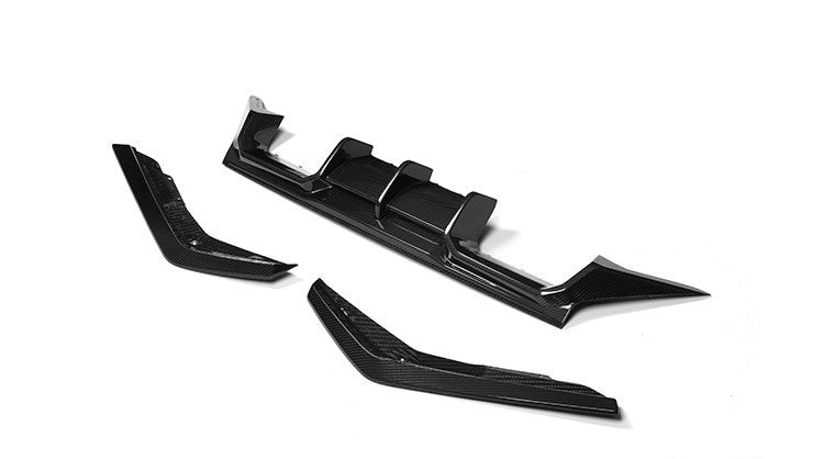 BMW G87 M2 CT Style Full Dry Carbon Rear Diffuser