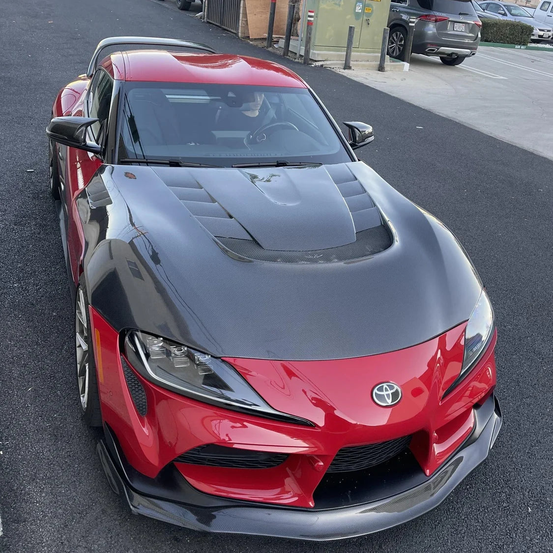 Toyota A90 A91 Supra Varis Style Carbon Fibre Hood