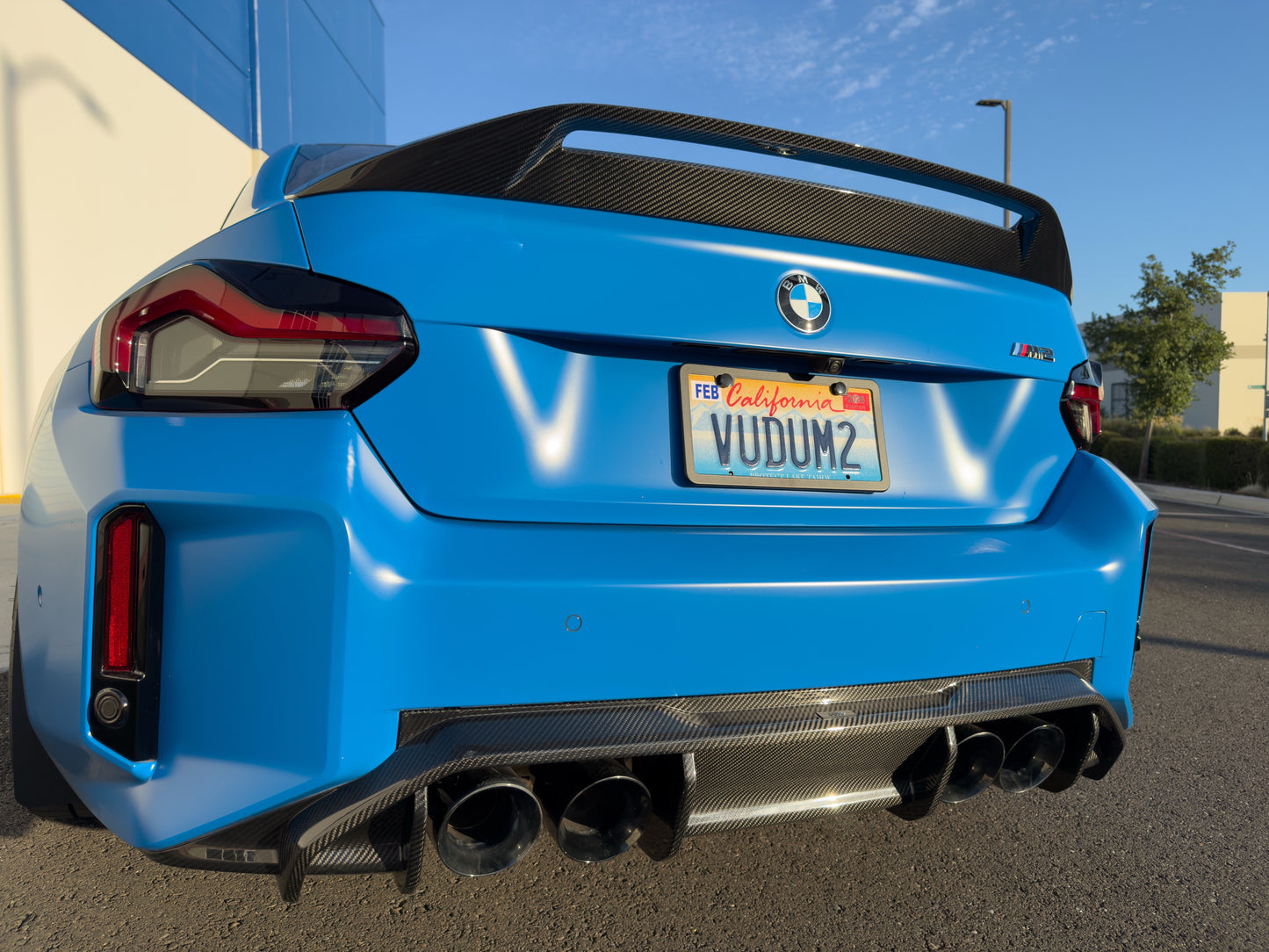 BMW G87 M2 G42 2-Series AD STYLE CARBON FIBRE REAR SPOILER